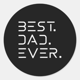 Vater je Shirt Moderne Entwickler-Programmierer-Vä Runder Aufkleber