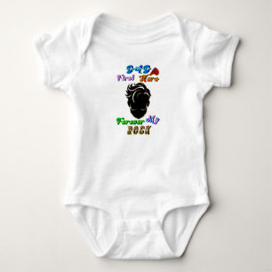 Vater Jersey Erster Held Für Immer Mein Fels Baby Strampler