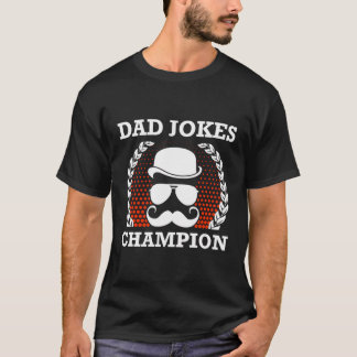 Vater Joke Champion Vathers Day Grandpa Eltern Gra T-Shirt