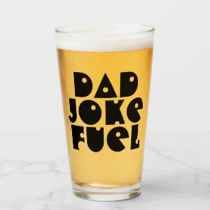 Vater Joke Fuel - Groovy Retro Geschenk für Vater Glas