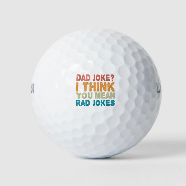 Vater Joke ? Ich denke, du gemein Krassen Witze Fu Golfball (Vorderseite)