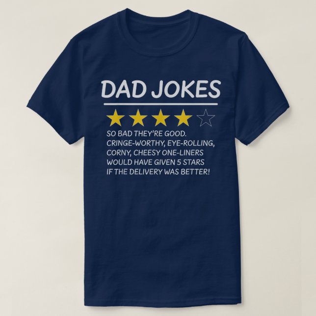Vater Joke Review T-Shirt (Design vorne)