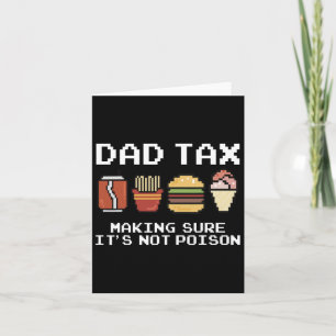 Vater Joke Vater Steuern, um sicherzustellen, dass Karte
