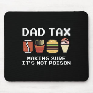Vater Joke Vater Steuern, um sicherzustellen, dass Mousepad