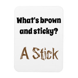 Vater Joke: Was ist braun und klebrig? Magnet