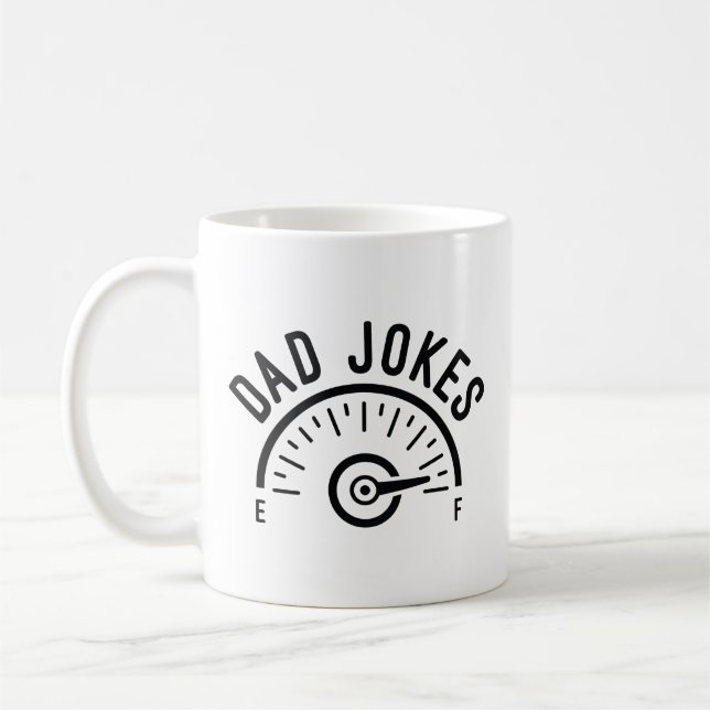 Vater Jokes Full Kaffeetasse (Links)