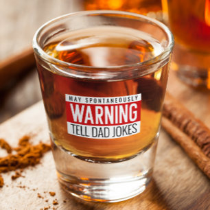 VATER JOKES HUMOROUS SCHNAPSGLAS