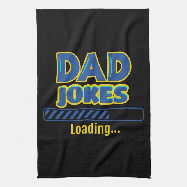Vater Jokes Loading Geschirrtuch (Vertikal)
