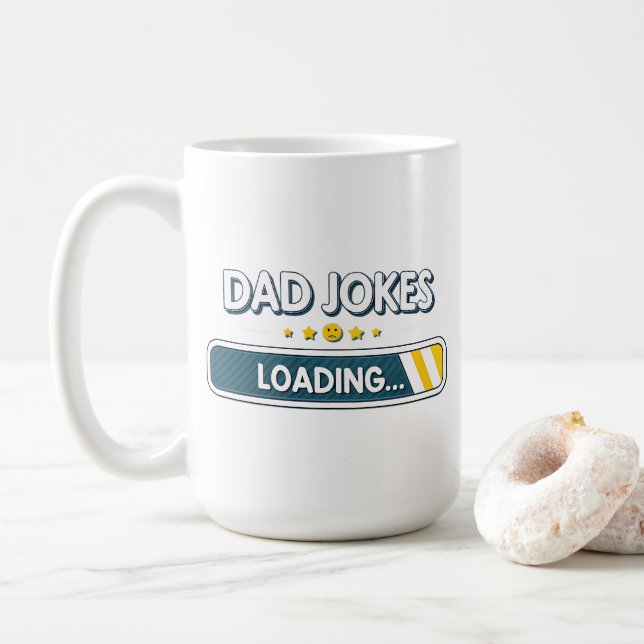 Vater Jokes Loading... Kaffeetasse (Mit Donut)