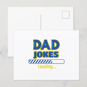 Vater Jokes Loading Postkarte