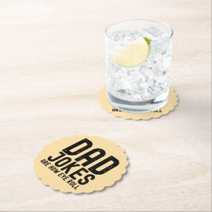 Vater Jokes sind, wie Eye Roll Cooler Vater Slogan Untersetzer