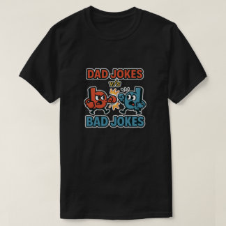 Vater Jokes vs. Bad Jokes Funny Cartoon T-Shirt