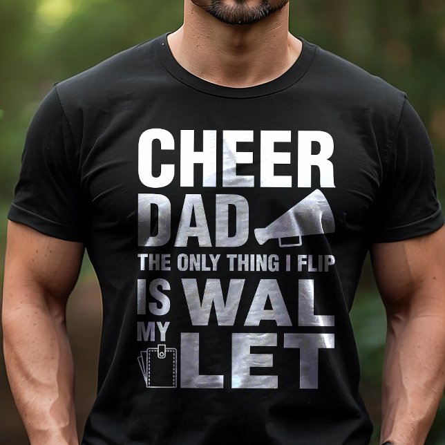 Vater jubeln Das Einzige, was ich gedreht habe, is Tri-Blend Shirt (Von Creator hochgeladen)