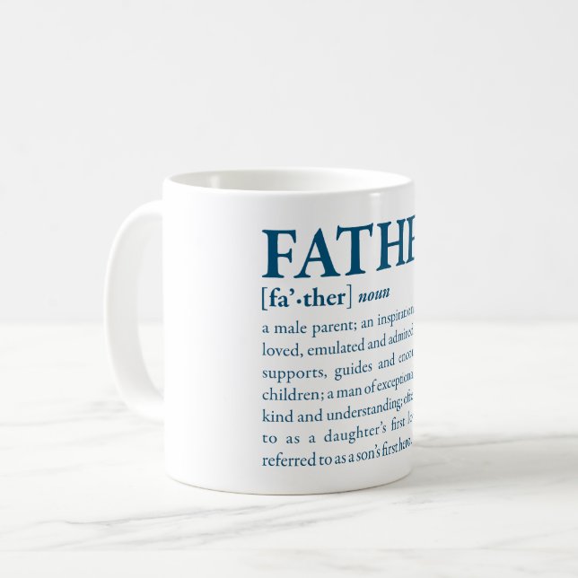 Vater Kaffeetasse (Vorderseite Links)