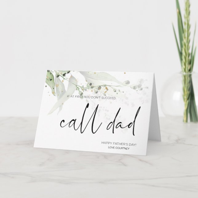Vater-Karte für lustige Väter-Geschenke Karte (Vorderseite)
