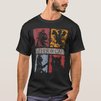 Vater Katze Katze Katzenkatze Vater köstlich T-Shirt