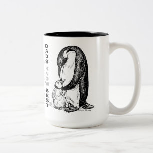 Vater kennen das Beste Zweifarbige Tasse