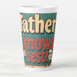 Vater kennt beste digitale Kunst Milchtasse