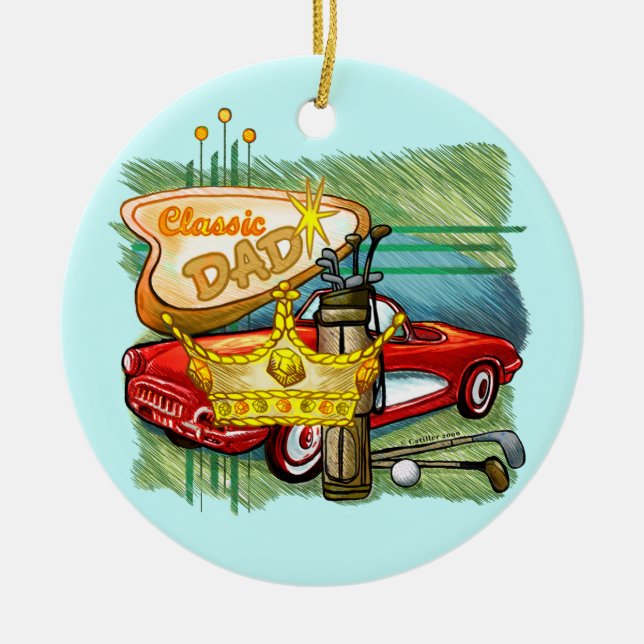 Vater Keramik Ornament (Vorne)