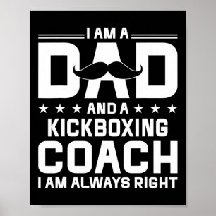 Vater Kickbox-Trainer immer recht Kickbox-Trainer Poster