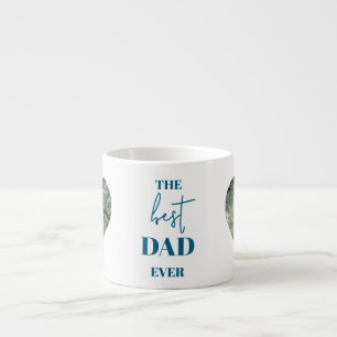 Vater & Kind Foto - Herzrahmen Bester Vater für je Espressotasse