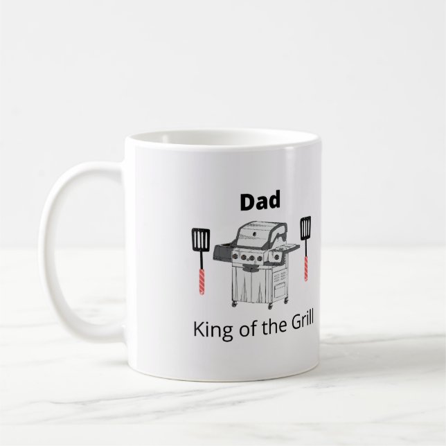 Vater King of the Grill Kaffeetasse (Links)