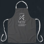 Vater Koch Grillen Grill Weihnachten Geburtstag mo Schürze<br><div class="desc">Vater Kopf Koch Grillen Grill Weihnachten,  Geburtstag,  Väter Tag moderne graue und weiße Schürze Design.</div>