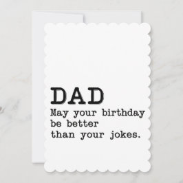 Vater könnte dein Geburtstag besser sein als deine Feiertagskarte