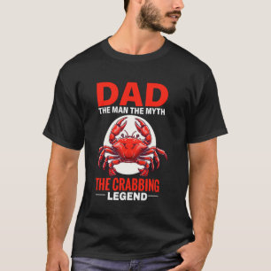 Vater Krabben Experte Krabbenfischen Krabben Liebh T-Shirt