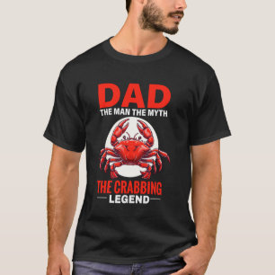 Vater Krabben Experte Krabbenfischen Krabben Liebh T-Shirt