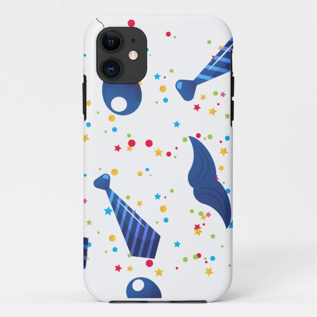 Vater Krawatte blau Case-Mate iPhone Hülle (Rückseite)