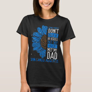Vater-Krieger für Colon Cancer Awareness Ribbon T-Shirt