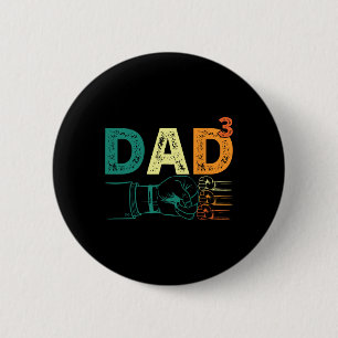 Vater kubierter Vater von drei Männern Zitat Weihn Button