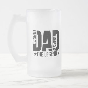Vater Legend Man Mattglas Bierglas
