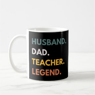Vater-Lehrer Legend Funny Professors Kaffeetasse