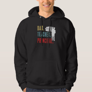 Vater Lehrerin Haupt-Schule Unterricht Unterricht Hoodie