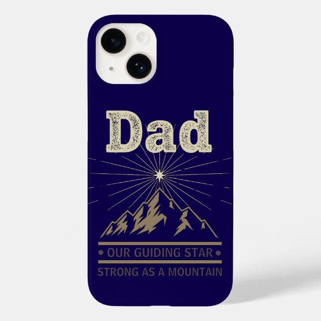 Vater Leitstern Berg Case-Mate iPhone 14 Hülle (Rückseite)