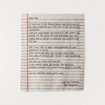 Vater Letter Gift für den Vater