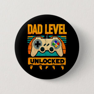 Vater Level Entsperrt Vater&# s Day New Dad Button