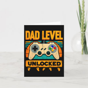 Vater Level Entsperrt Vater&# s Day New Dad Karte