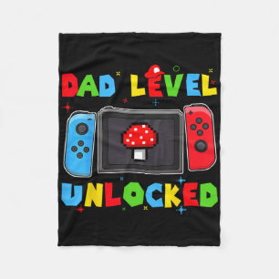 Vater-Level freigeschaltet Neuer Vater wird Gamer- Fleecedecke