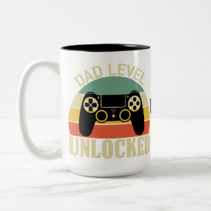 VATER LEVEL UNLOCKED Spaß Tasse für einen neuen Pa