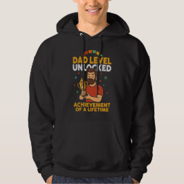 Vater Level Unlocks Vatertag Geschenk Hoodie