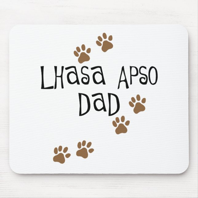 Vater Lhasas Apso Mousepad (Vorne)
