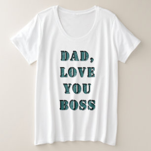 VATER, LIEBE, DU BIST 1 GROßE GRÖßE T-Shirt
