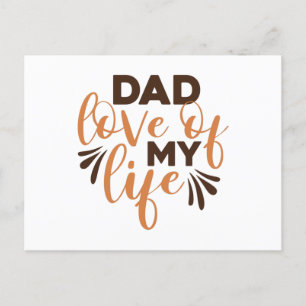 Vater Liebe meines Lebens Postkarte