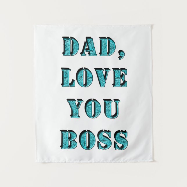 VATER, LIEBE, SIE BOSS 2 WANDTEPPICH (Vorderseite)