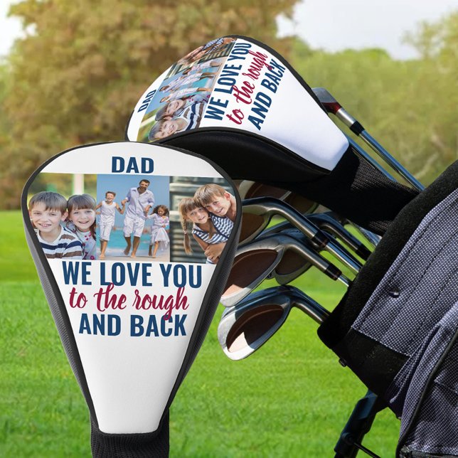 Vater Liebe Sie zu Rough and Back | 3 FOTO Golf Headcover (Von Creator hochgeladen)