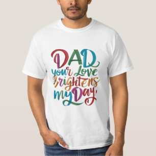 Vater Liebe Vatertag 3 T-Shirt