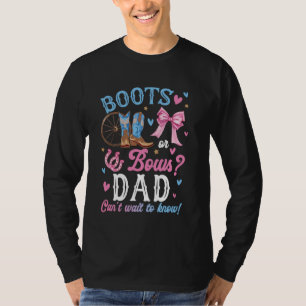 Vater-Lieben für Stiefel oder Bows Geschlechtsdeko T-Shirt
